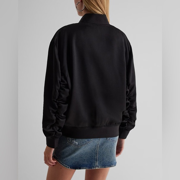 Express satin bomber jacket (women’s L) (NWT) - Picture 4 of 16